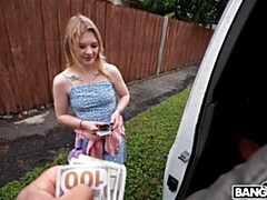 Awesome interracial sex with a long-legged whitey Candy Lane