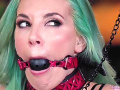 Vollbusig, Domination, Frau, Weibliche domination, Fetisch, Absätze, Latex, Hintern versohlen