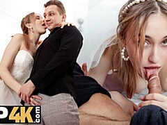 18, フェラチオ, 結婚, Hd, 3p男男女, ロシア人, ティーン, 結婚式