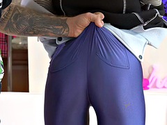 Chica, Sadomasoquismo, Negro, Ébano, Atragantadas, Flaco, Tatuaje, Tetas