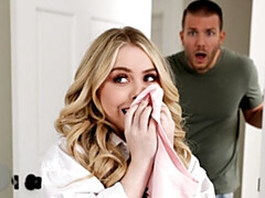 Gorgeous missionary pose sex with a cutie blonde Haley Spades