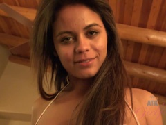 Culo, Bikini, Negro, Morena, Novia, Coño, Afeitado, Tetas