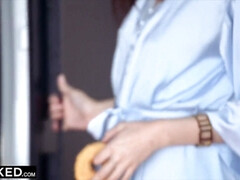 Kont naar mond, Grote lul, Zwart, Bruinharig, Sperma in mond, Lul, Frans, Interraciaal