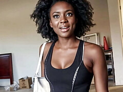 Africano, Americano, Tetas grandes, Estilo perrito, Dominación, Casero, Interracial, Sexo fuerte