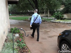 Anal, Gros seins, Blonde, Éjaculation interne, Cocu, Double pénétration, Faciale, Poilue