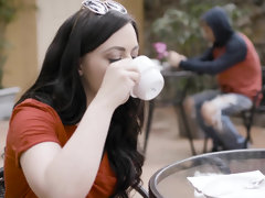 Sperma shot, Diep in de keel, Man, Ondergoed, Natuurlijke tieten, Kut duiken, Ruw, Tiener