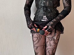 Amateur, Fetichismo travestista, Fetiche, Lencería, Masturbación, Transexual, Solo, Juguetes