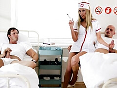 お尻, デカチン, フェラチオ, バック, 自然山雀, 看護婦, ガリガリ, オッパイの