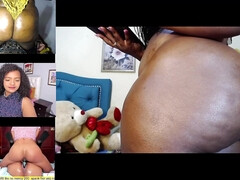Amateur, Belle grosse femme bgf, Gros cul, Noir ébène, Fait maison, Lesbienne, Solo, Webcam
