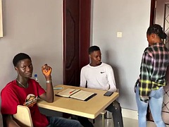 Negro, Ébano, Sexo duro, Trio