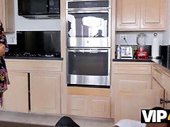 アフリカ人, デカチン, 黒人, 黒人, Hd, 異人種間, キッチン, 怪物