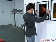 Grote lul, Grote mammen, Blond, Pijpbeurt, Sperma shot, Moeder die ik wil neuken, Moeder, Schreeuwen