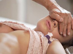 Grosse bite, Sucer une bite, Attrapée, Européenne, Hard, Suçant, Adolescente, Nénés