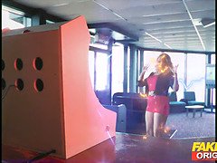 デカ尻, デカパイ, ブロンド, フェラチオ, イく瞬間, オマンコ, ティーン, 三人