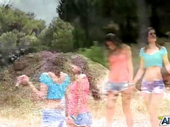 茶髪の, Hd, レズビアン, アウトドア, ピアス