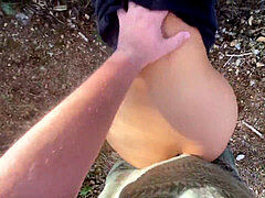 Sperma shot, Deens, Europees, Voeten, Huisgemaakt, Buiten, Spandexonderbroek, Tieten likken