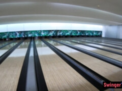 Thai MILF GF bowling date and sucking