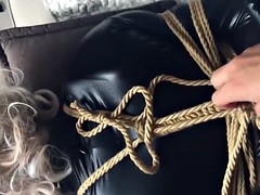 latex bondage kigurumi vibrating