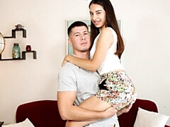 18, 茶髪の, バック, 自然山雀, 小柄, ガリガリ, ティーン, オッパイの