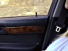 Amateur, Blonde, Sucer une bite, Voiture, Tir de sperme, Allemand, Pov, Suçant