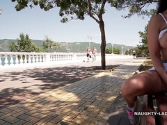 Playa, Morena, Fetiche, Madres para coger, Público, Ruso, Solo, Tetas