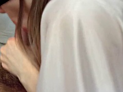 Amateur, Nana, Grosse bite, Éjaculation interne, Européenne, Hard, Pov, Suçant