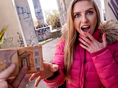 Beautiful big boobs babe Jayla De Angelis fucked outdoors