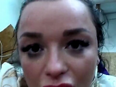 Leie, Grosser schwanz, Schwarz, Blasen, Braunhaarige, Schwanz, Hd, Milf