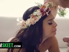 デカパイ, 茶髪の, Hd, 巨大, 怪物, 馬乗り, 叫ぶ, オッパイの