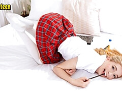 18, 素人, お尻, オナニー, ガリガリ, 一人, ストリッピング, オッパイの