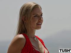 アナル, 美人, デカチン, ブロンド, フェラチオ, 目瞪口呆, ハードコア, 魅力的