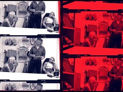 デカ尻, デカパイ, 捕まる, 浮気する, イマラチオ, ハメ撮り, ラフ, ストリップ