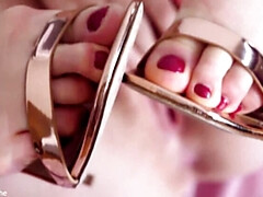 ブロンド, ズームショット, ヨーロピアン, 女, オナニー, 自然山雀, オーガズム, 一人