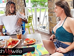 バック, Hd, 異人種間, 淫乱熟女, オーガズム, 現実, 剃毛, おもらし