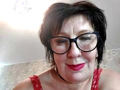 茶髪の, お婆さん, オナニー, 熟年, 淫乱熟女, ロシア人, 一人, ヴィンテージ