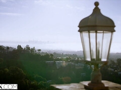 Grosse titten, Braunhaarige, Aufs gesicht abspritzen, Hardcore, Lecken, Muschi, Realität, Flotter dreier