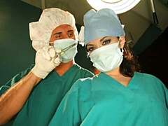 デカ尻, デカチン, フェラチオ, 茶髪の, バック, 看護婦