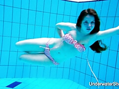 Bikini, Fetiche, Tetas naturales, Desnudo, Piscina, Sexo soft, Adolescente, Bajo el agua