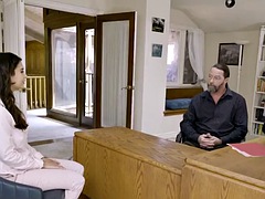 Tetas grandes, Mamada, Morena, Cfnm, Sexo duro, Latina, Oficina, Tetas