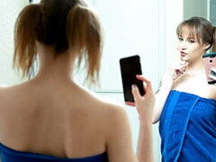 Kont, Blond, Pijpbeurt, Hondjeshouding, Handbeurt, Natuurlijke tieten, Gezichtspunt, Tiener