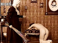 Blond, Pijpbeurt, Handbeurt, Rok, Kousen, Tiener, Tieten likken, Oud