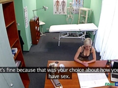 Médecin, Doigter, Branlette thaïlandaise, Infirmière, Bureau, Chatte, Uniforme, Voyeur