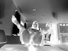 Blondine, Hundestellung, Europäisch, Frau frau mann, Flashen, Lecken, Milf, Flotter dreier