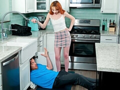 Amateur, Verga grande, Mamada, Cocina, Tetas naturales, Afeitado, Flaco, Tetas