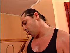 Grote lul, Pijpbeurt, Sperma shot, Italiaans, Oud