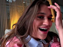 Leie, Grosser schwanz, Handjob, Pov, Schlampe, Ablutschen, Jungendliche (18+), Titten