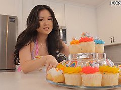 フェラチオ, チン, ハードコア, 怪物, 小柄, オマンコ, フェラする, オッパイの
