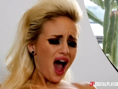 お尻, 美女, デカチン, ブロンド, フェラチオ, オマンコ, ティーン, オッパイの