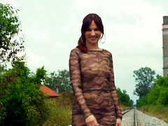 Enthousiasteling, Lieveling, Fetisj, Tepels, Naakt, Buiten, Slipje, Alleen