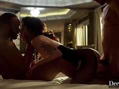 Evelyn Claire's Sexcapade: Top Handjob Movie, Double Penetration, & Dominant Threesome Action